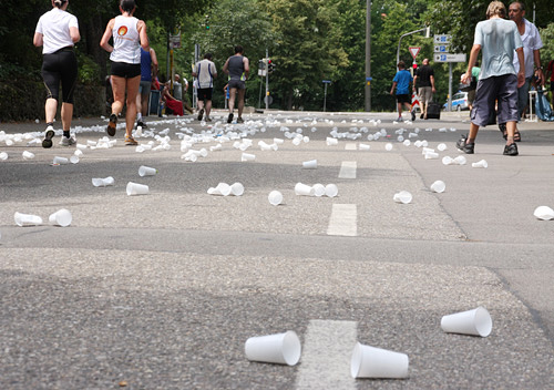 Nach dem Marathon, Brezelfest, Speyer
